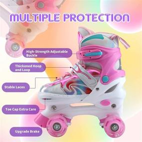 img 2 attached to PURKUN Roller Toddler Adjustable Patines
