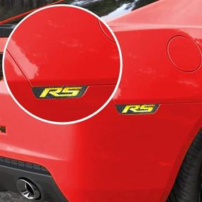 img 3 attached to 🚗 IPG 2010-2015 Camaro Front & Rear Side Marker RS Carbon Fiber Vinyl Kit - 4-Piece Set