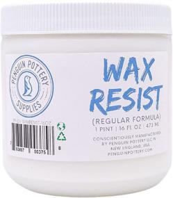 img 2 attached to Enhance Your Pottery Crafts with Penguin Pottery's 16 oz Wax Resist for Glaze and Slip Application