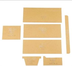 img 4 attached to Acrylic Template Leather Pattern Accessory