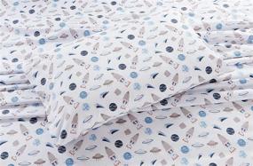 img 2 attached to AZORE LINEN Kids Bed Sheet Bedding
