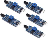 🔥 teyleten robot ir flame sensor module: temperature detecting for arduino - 5pcs detector sensor included logo