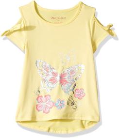 img 1 attached to 👚 Colette Lilly Sleeve Vanilla Flamingo Girls' Clothing: Trendy Tops, Tees & Blouses