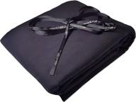 tarnishstop luxury anti-tarnish prevention silver cloth by the yard, (5 yards, black) - 58 inches wide: includes logo ribbon, silverware wrap & drawer liner logo