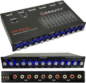 img 3 attached to 🚗 Gravity EQ19: Premium 1/2 Din Car Audio Equalizer EQ with 9 Equalization Bands, Front/Rear/Sub Output, 9V Power, RCA Output, AUX/DVD Input Switch