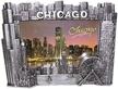 chicago picture frame pewter 4x6photo logo