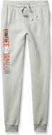 джоггеры under armour fleece layers логотип