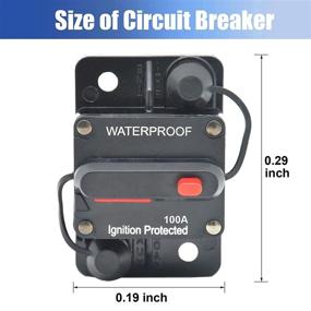 img 2 attached to MIAZA Circuit Breaker Trolling Waterproof
