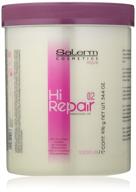 💆 deeply nourish & restore hair with salerm hi repair mask - 34.4 oz / liter logo