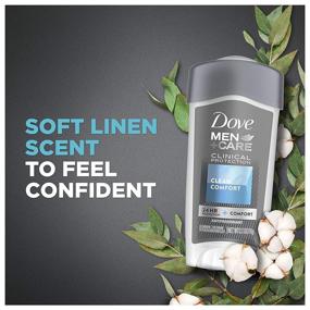 img 1 attached to 🚿 DOVE MEN + CARE Clinical Protection Clean Comfort XL Antiperspirant - 48-hour Sweat and Odor Protection with Triple Action Moisturizer