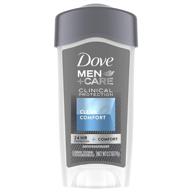 🚿 dove men + care clinical protection clean comfort xl antiperspirant - 48-hour sweat and odor protection with triple action moisturizer logo