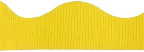 img 1 attached to Vibrant Yellow Bulletin Board Strips - Classroom Supplies (2 Inches, 2 Pack)