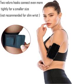 img 1 attached to 🏃 EVANCARY Running Armband Wristband Phone Holder - Arm Band for Phone Running with 360° Rotation, Compatible with iPhone Samsung Galaxy Google Pixel - Cell Phone Armband Wristband Ideal for Hiking, Biking, and Running