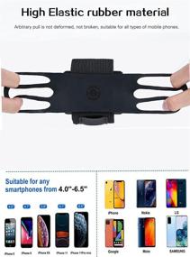 img 2 attached to 🏃 EVANCARY Running Armband Wristband Phone Holder - Arm Band for Phone Running with 360° Rotation, Compatible with iPhone Samsung Galaxy Google Pixel - Cell Phone Armband Wristband Ideal for Hiking, Biking, and Running