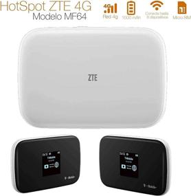 img 1 attached to 📶 ZTE Z64 4G Mobile WiFi Hotspot Router, MF64 - Up to 21Mbps Download Speed, Connect Up to 8 Devices, Create WLAN Anywhere (T-Mobile)