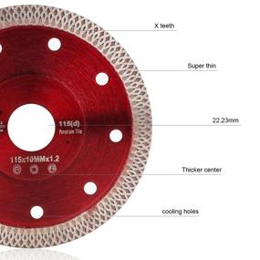 img 1 attached to 4 5Inch Diamond Cutting Porcelain Marbles