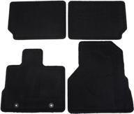 jet black gm accessories 22783017 front and rear carpeted floor mats – enhance your vehicle with style and durability logo