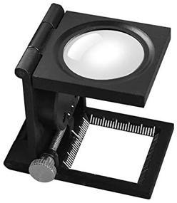 img 2 attached to 🔎 LED Illuminated Portable 10X Jewelers Loupe Magnifier - Enhance Visual Clarity for Low Vision Readers - Perfect Reading Aid for Books, Menus, Magazines