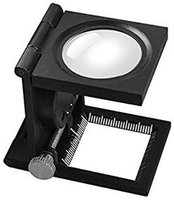 img 3 attached to 🔎 LED Illuminated Portable 10X Jewelers Loupe Magnifier - Enhance Visual Clarity for Low Vision Readers - Perfect Reading Aid for Books, Menus, Magazines