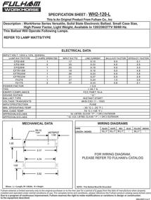 img 1 attached to 💡 Fulham WorkHorse Adaptable Ballast WH2 120 L - Reliable Lighting Solution for Versatile Applications