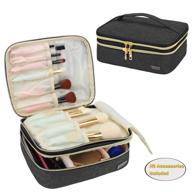 medium travel makeup essentials case by teamoy logo