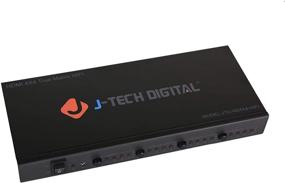 img 4 attached to 🔁 J-Tech Digital 4K 30Hz 4x4 HDMI Matrix Switch Switcher | HDCP 3D & Deep Color HDMI 1.4 Ultra HD Control4 Driver Supported