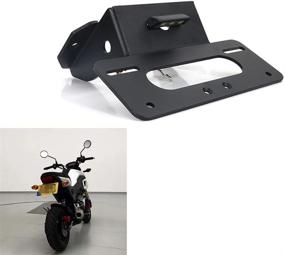 img 4 attached to Xitomer Grom Fender Eliminator with Led License Plate Light - Compatible with GROM 2017-2020 MSX125 - OEM/Stock Turn Signal - Black