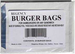 img 1 attached to 🍔 Upgrade Your Grill Game with Regency Wraps RW0056 25 Hamburger White