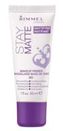 🌟 rimmel stay matte mattifying primer, 1 oz: the ultimate all-day shine control solution logo