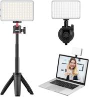 🌟 vijim video conference lighting kit: enhance your zoom calls and online meetings with suction cup and tripod stand logo