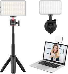 img 4 attached to 🌟 VIJIM Video Conference Lighting Kit: Enhance Your Zoom Calls and Online Meetings with Suction Cup and Tripod Stand
