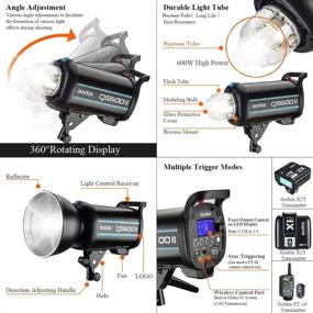 img 3 attached to 📸 GODOX QS600II Студийная вспышка-спот свет 600Ws Профессиональный студийный свет для фотографии Моноблок со светодиодным освещением 150W для фотографии в студии на задний план.