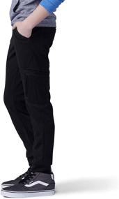 img 2 attached to 👖 LEE Boys' Performance Series Extreme Comfort Pull-On Jogger Pant: The Ultimate Active-wear for Boys