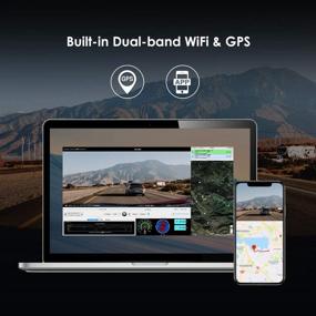 img 1 attached to 📷 VIOFO Двойная видеокамера A129 Duo: полное HD 1080P фронтальная и задняя камеры с GPS, Wi-Fi, компактный дизайн, 2,0” ЖК-дисплей, 140° широкий угол, аварийная запись, режим парковки, суперконденсатор, обнаружение движения, WDR