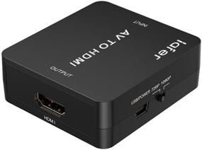 img 2 attached to Преобразователь RCA в HDMI: поддержка 720p 1080p, композитное видео и стерео аудио, черный