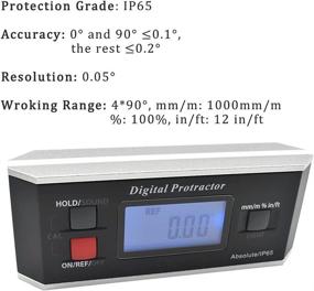 img 2 attached to Precision Protractor Inclinometer V Groove Framework