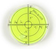 📐 yotom fluorescent yellow bubble spirit level: 66x10mm circular surface level inclinometers - top-notch accuracy logo