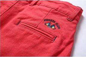 img 2 attached to KID1234 Boys' Clothing 👦 - Adjustable Uniform Trousers - Pants