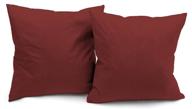 deluxe comfort modern microsuede pillows bedding logo