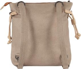 img 3 attached to 🎒 Сумка-рюкзак Sherpani Citizen для женщин - стильная хлопковая холстовая сумка, модная ручная сумка, идеальная сумка для учителя, колледж сумка/подходит для планшета 10 дюймов (натуральная)