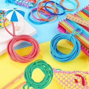 img 2 attached to 🌈 Colorful 192 Pcs Loom Potholder Loops: Crafting Fun for Kids with 12 Vibrant Colors!
