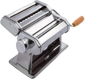 img 4 attached to 🍝 Hand Crank Pasta Maker Machine - Roller Cutter Noodle Makers Best for Homemade Noodles, Spaghetti, and Fresh Dough - Stainless Steel Kitchen Accessories Manual Machines with Rolling Press Kit