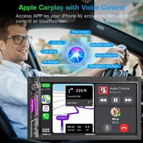 img 3 attached to Двойная стереоавтомобильная система развлечений с Carplay