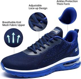 img 3 attached to 👟 MEHOTO Mens Air Running Sneakers: Lightweight Gym Shoes for Sport, Fitness, and Walking - Sizes 7-12.5