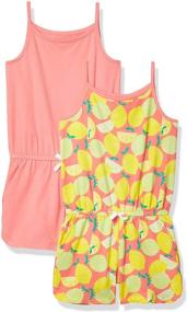 img 1 attached to Knit Romper for Girls - Amazon Essentials 2-Pack