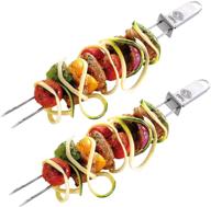 gefu twinco 15420 stainless steel barbecue skewers - 2-piece set logo