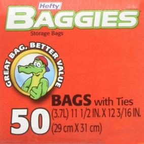 img 3 attached to Hefty Baggies 1 Gallon Food Storage Bags - 50 Count