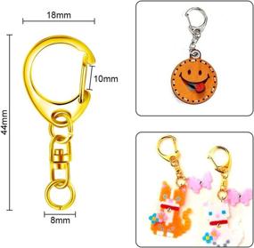 img 3 attached to 🔗 Snap Keychain Connector Accessories for Beading & Jewelry Making by Roctee D