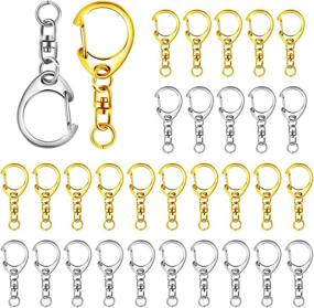 img 4 attached to 🔗 Snap Keychain Connector Accessories for Beading & Jewelry Making by Roctee D