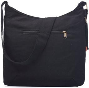 img 2 attached to Модная женская сумка с двумя молниями: сумка на плечо/через плечо из искусственной кожи PU